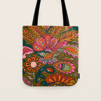 Modern Paisley Tote Bag Gallery Image 1