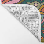 Modern Paisley Bath Mat Gallery Image 2