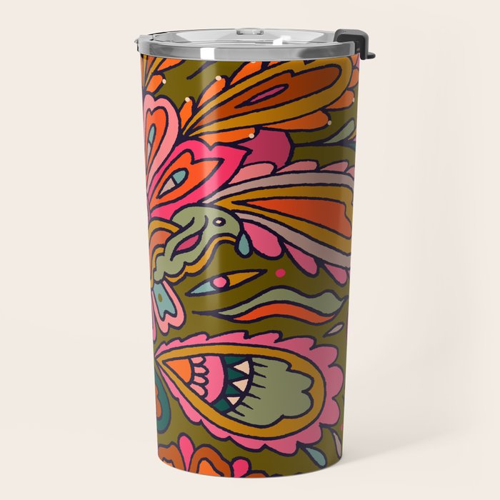 Modern Paisley Travel Mug Gallery Image 2