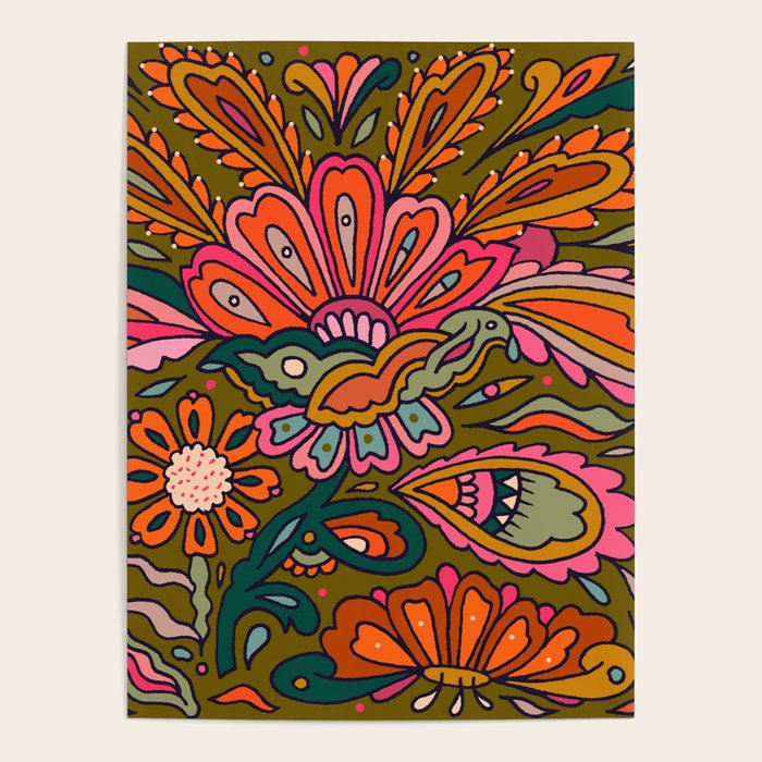 Modern Paisley Poster Gallery Image 4