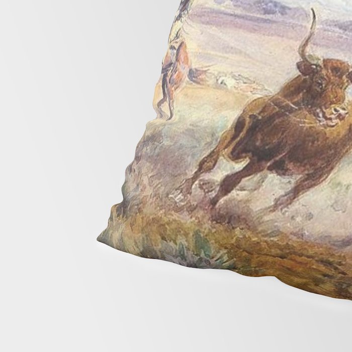 âOn the Pondâ by Charles M Russell Pillow Sham Gallery Image 4