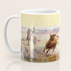 âOn the Pondâ by Charles M Russell Coffee Mug Gallery Image 3