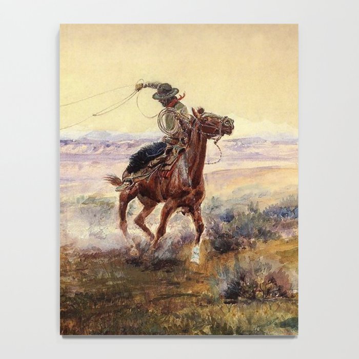âOn the Pondâ by Charles M Russell Notebook Gallery Image 4