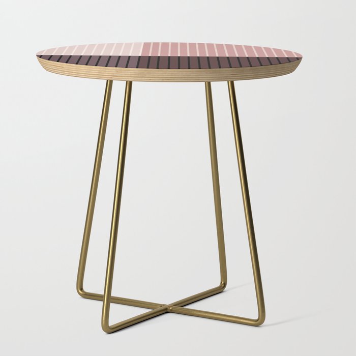 Color Block Line Abstract XI Side Table Gallery Image 1