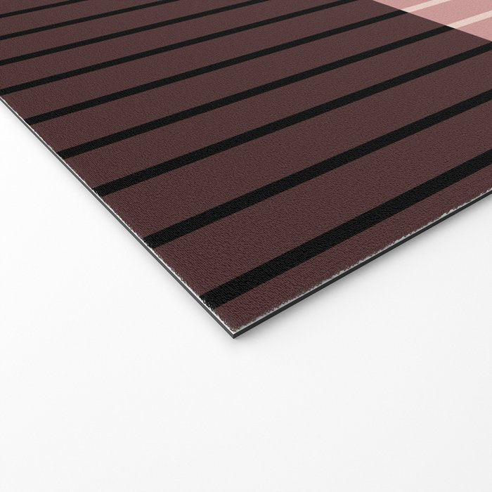 Color Block Line Abstract XI Welcome Mat Gallery Image 2