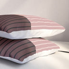 Color Block Line Abstract XI Pillow Sham Gallery Image 3