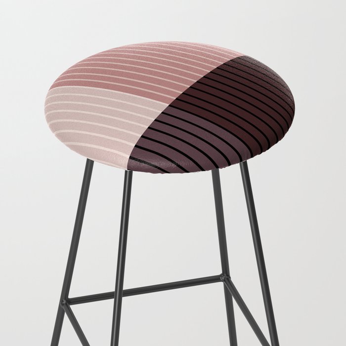 Color Block Line Abstract XI Stool Gallery Image 2