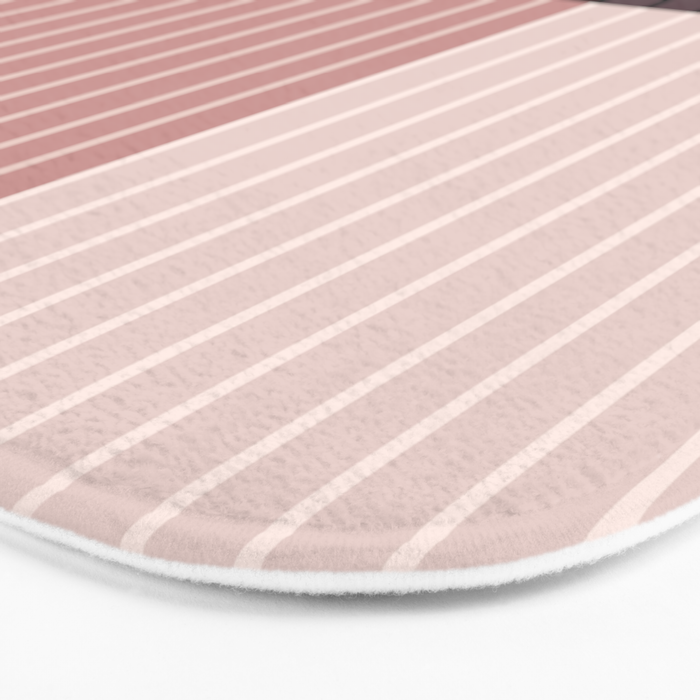 Color Block Line Abstract XI Bath Mat Gallery Image 3