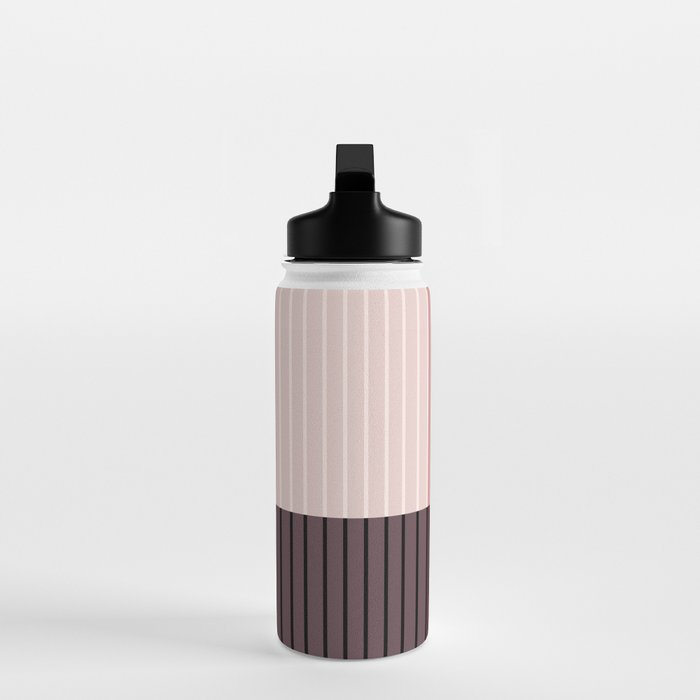 Color Block Line Abstract XI Water Bottle Gallery Image 3
