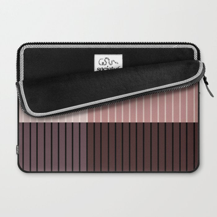 Color Block Line Abstract XI Laptop Sleeve Gallery Image 2