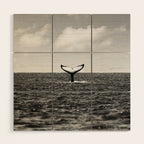Whale Tail Wood Wall Art Gallery Image 1