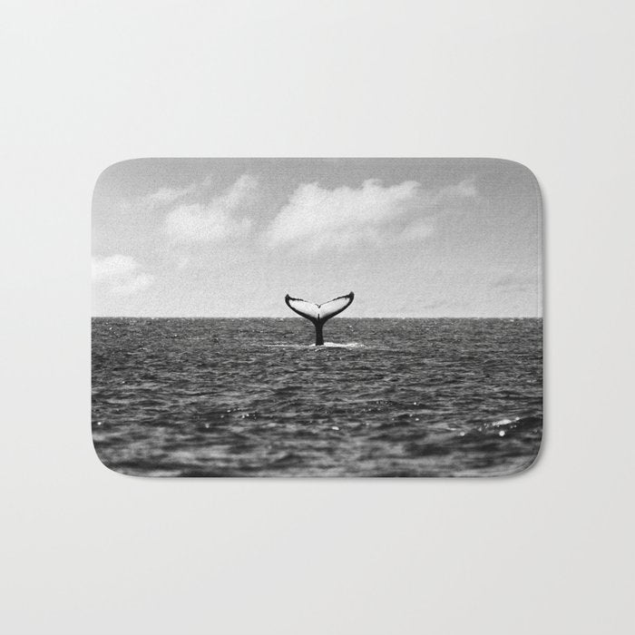 Whale Tail Bath Mat Gallery Image 1