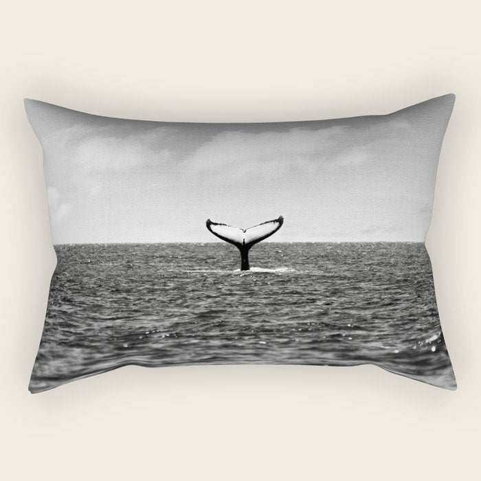 Whale Tail Rectangular Pillow Gallery Image 2