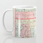 Vintage Map of Rhode Island (1887) Coffee Mug Gallery Image 3