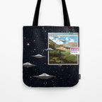 Ctrl+Alt+Del // Returning UFOs Tote Bag Gallery Image 1