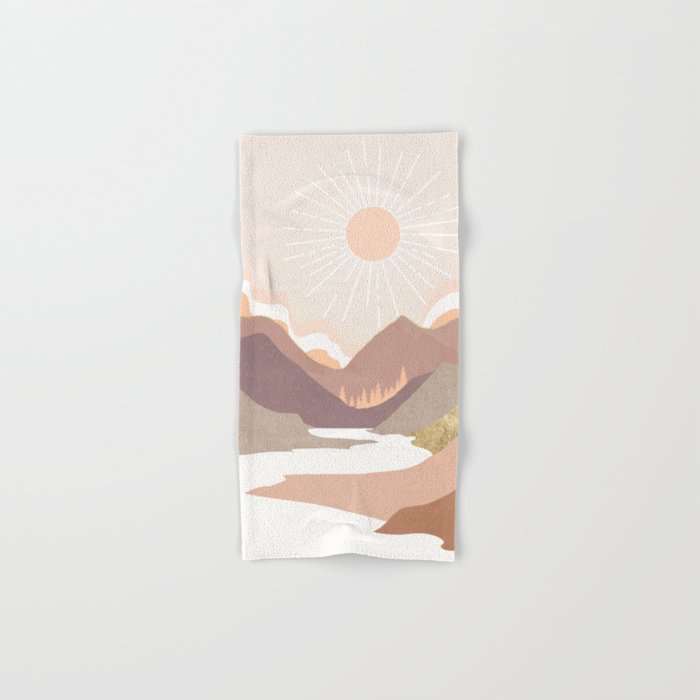 Salmon Vista Bath Towel Gallery Image 1
