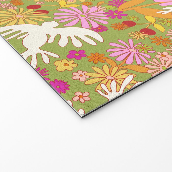 Birds & Flowers Welcome Mat Gallery Image 2