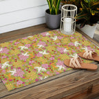 Birds & Flowers Outdoor Rug Gallery Image 2