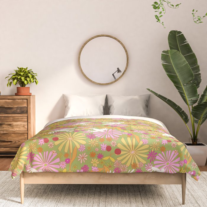 Birds & Flowers Comforter Gallery Image 3
