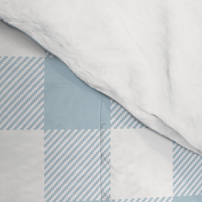 Baby Blue Buffalo Check Comforter Gallery Image 4