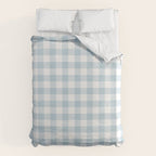 Baby Blue Buffalo Check Duvet Cover Gallery Image 6