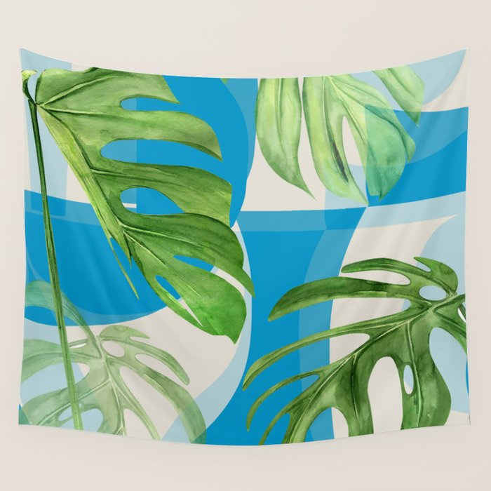 Tropical Geometry 80 Wall Tapestry Gallery Image 1
