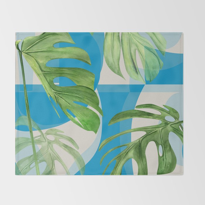 Tropical Geometry 80 Throw Blanket Gallery Image 2