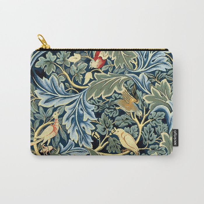 William Morris "Birds and Acanthus" Carry All Pouch Gallery Image 1