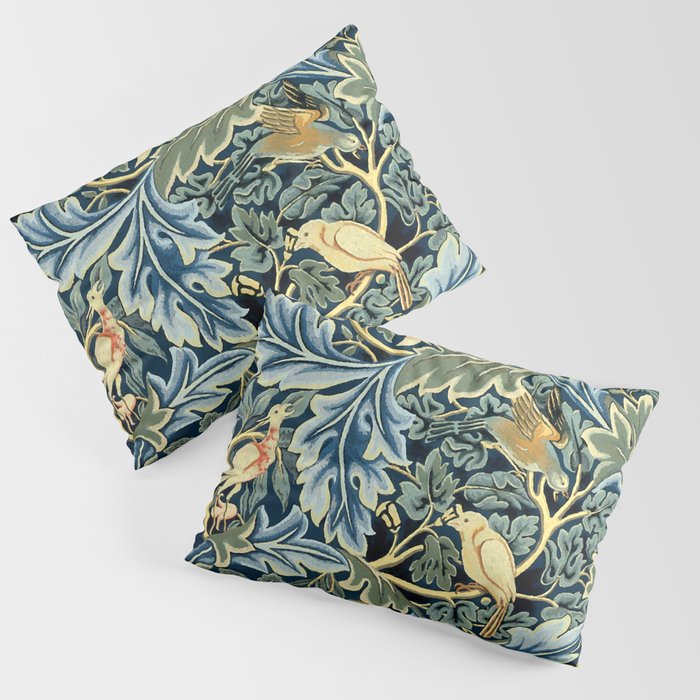 William Morris "Birds and Acanthus" Pillow Sham Gallery Image 3