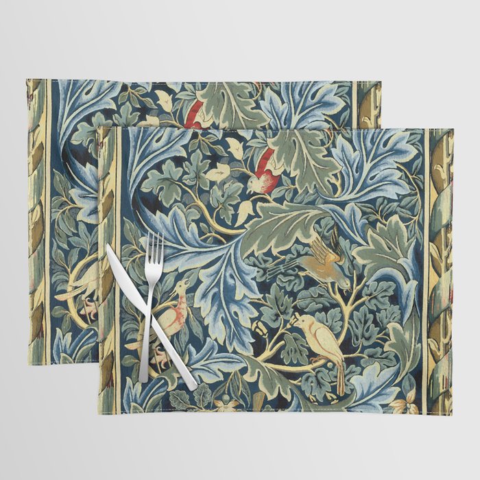 William Morris "Birds and Acanthus" Placemat Gallery Image 1