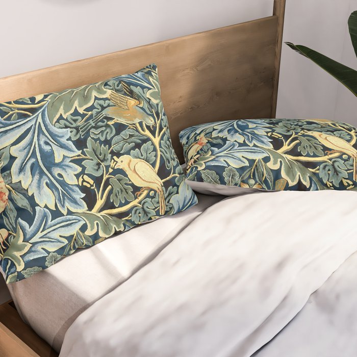 William Morris "Birds and Acanthus" Pillow Sham Gallery Image 2