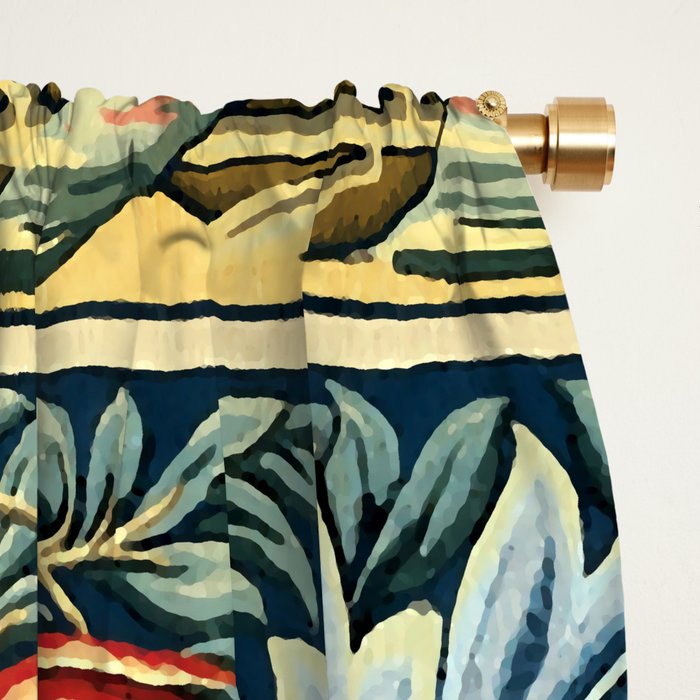 William Morris "Birds and Acanthus" Window Curtain Gallery Image 2