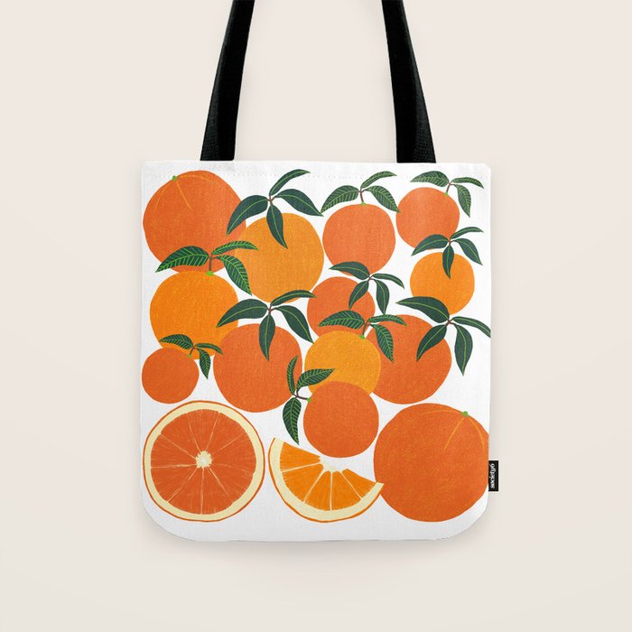 Orange Harvest - White Tote Bag Gallery Image 1