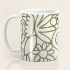 Abstract organic nature shape art print Coffee Mug Gallery Image 3