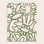 Abstract organic nature shape art print Notebook Gallery Image 4