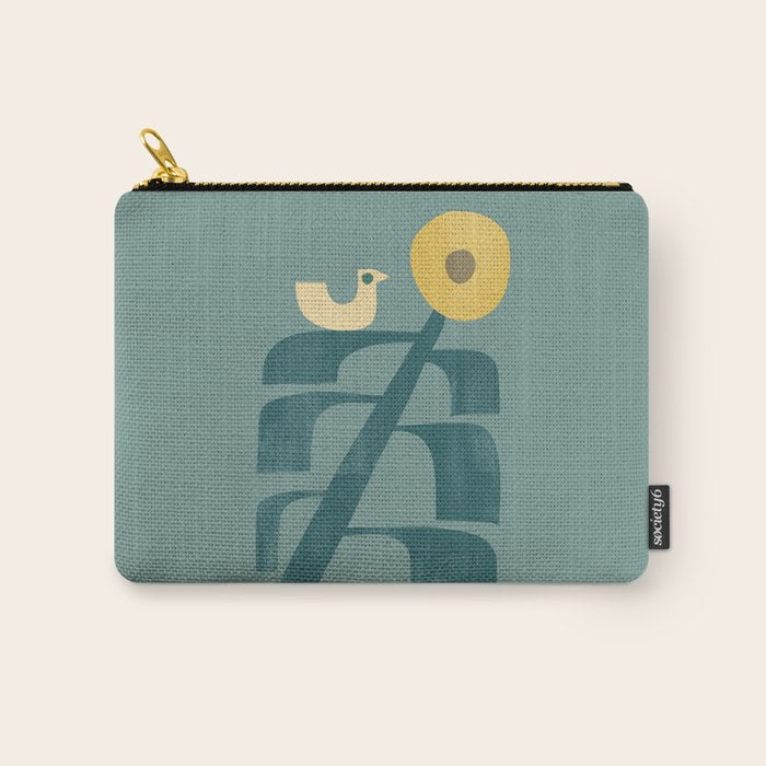 Giant sunflower Carry All Pouch Gallery Image 1