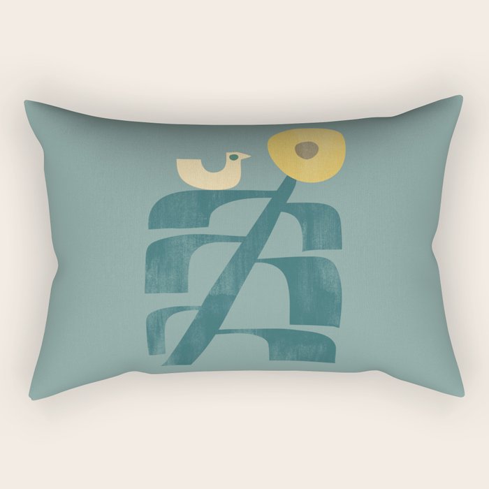 Giant sunflower Rectangular Pillow Gallery Image 1