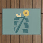Giant sunflower Outdoor Rug Gallery Image 1