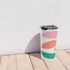 The Sundowner: Stacked Shapes 01 Travel Mug Gallery Image 4