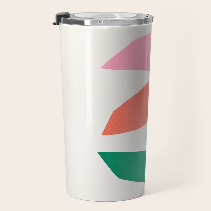 The Sundowner: Stacked Shapes 01 Travel Mug Gallery Image 3