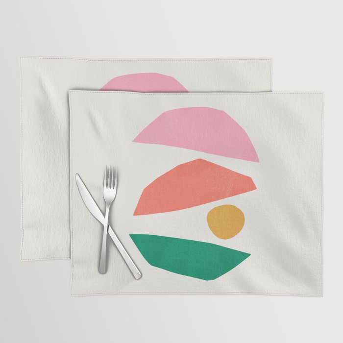 The Sundowner: Stacked Shapes 01 Placemat Gallery Image 1