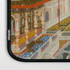 Women bathing before an architectural panorama c. 1765 Fayzullah (Indian, active c. 1730-1765) India, Lucknow, Mughal Indian Miniature Painting  Laptop Sleeve Gallery Image 3