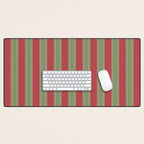 Christmas Stripes Winter 2025 Desk Mat Gallery Image 1