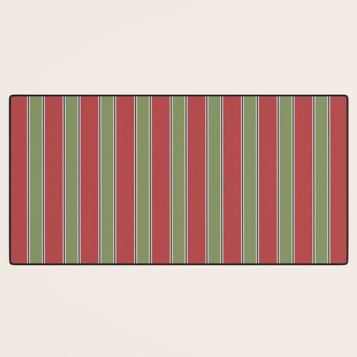 Christmas Stripes Winter 2025 Desk Mat Gallery Image 3