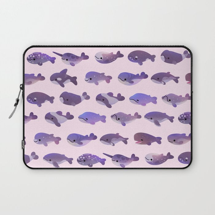 Whale Day - bright Laptop Sleeve Gallery Image 1