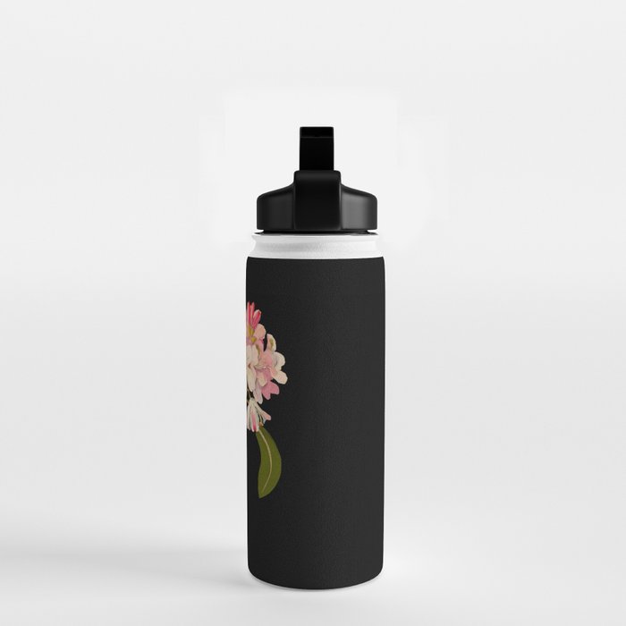 Rhododendron Maximum  by Mary Delany Paper Collage Floral Flower Botanical Paper Mosaic Vintage Scientific Plant Anatomy Water Bottle Gallery Image 2
