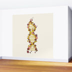 Floral DNA Wall Mural Gallery Image 2