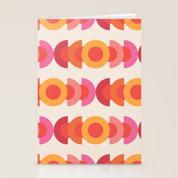 70's pattern no1 Stationery Card Gallery Image 2