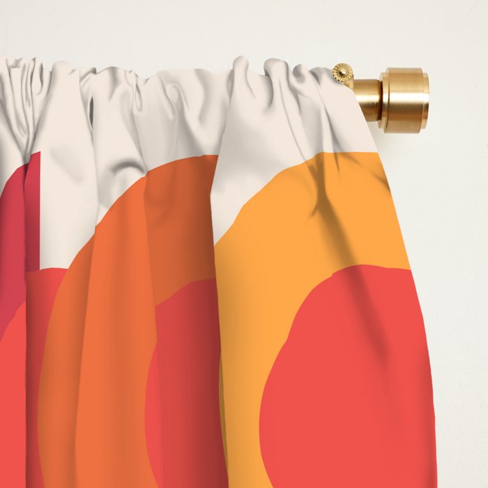 70's pattern no1 Window Curtain Gallery Image 2