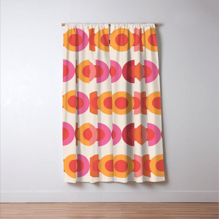 70's pattern no1 Window Curtain Gallery Image 3